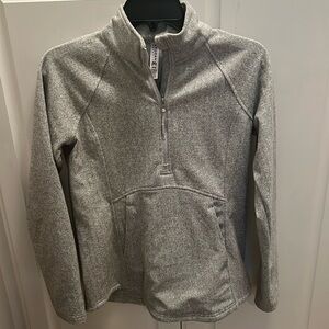 Kyodan Quarter Zip Jacket Herringbone Pattern Size Small